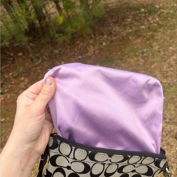 Coach Signature Pocket Swingpack Crossbody Bag - Picture 8 of 17